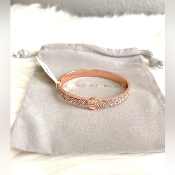 Michael Kors Rose Gold-Tone Brass Bangle Bracelet NWT. - Picture 3 of 6